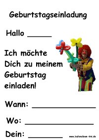Einladung-Kindergeburtstag Download
